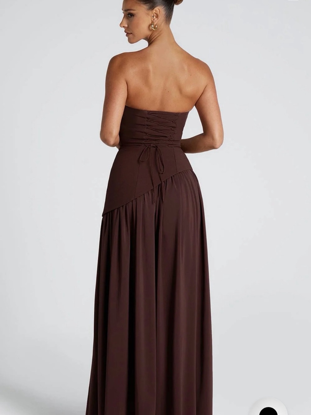 Babyboo Maliyah Maxi Dress - Plum Brown - Picture 4 of 12